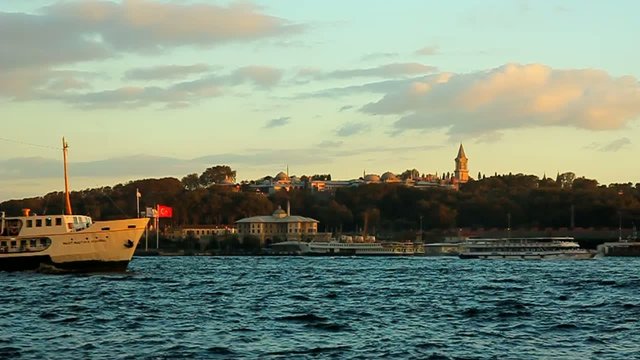 Istanbul - Ferry near Topkapı Palace