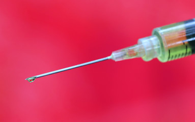 Syringe with medicine