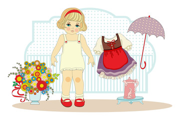 girl doll with clothes