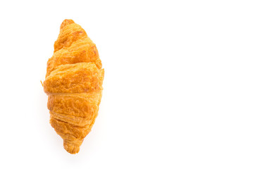 Croissant isolated on white background