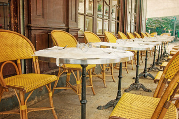 old-fashioned Cafe terrace
