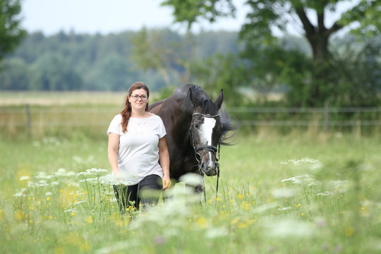 Spaziergang mit Pferd (Senior)