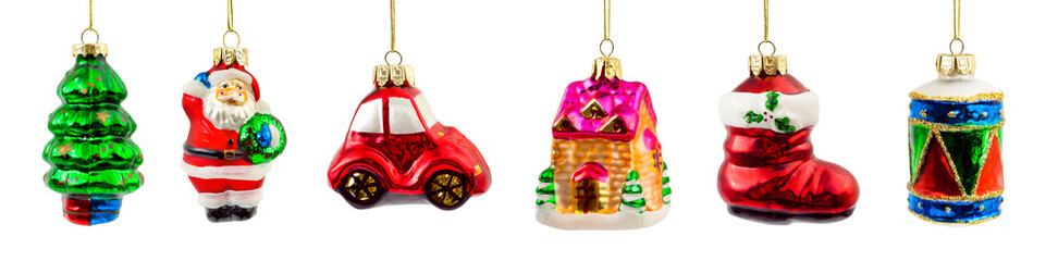 Set of christmas decorations