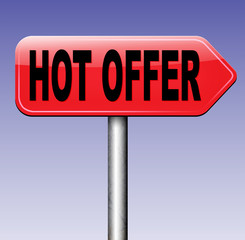 hot offer road sign