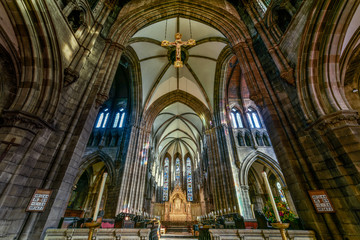 Naklejka premium St. Mary's Episcopal Cathedral interior, Edinburgh