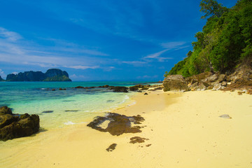 Heavenly Blue Idyllic Scene