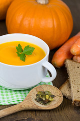 Kürbissuppe