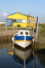 cabanes de pêcheurs sur l'île d'oléron