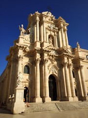 Fototapeta na wymiar Il Duomo di Siracusa