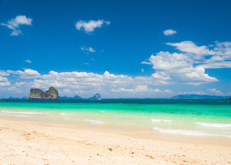 Stormy Scene Serene Waters