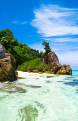 Obraz premium Big Stones Idyllic Island
