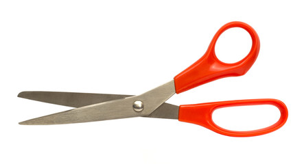 isolated red scissors