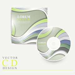 modern technological design for CD cover