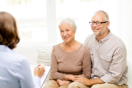 Happy Senior Couple At Home