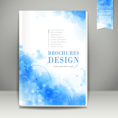 watercolor style background design for book cover