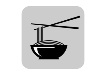 Noodles vector icon
