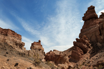 Fototapeta premium Valley of Castles in Sharyn Canyon