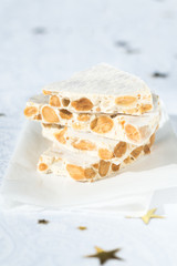 Nougat - Traditional italian and spanish Christmas dessert
