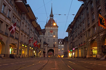 Obraz premium käfigturm in bern schweiz