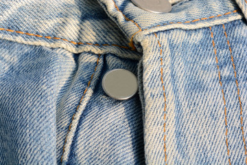 Blue jeans pocket
