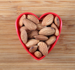 I love almonds