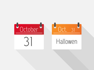 Halloween calendar