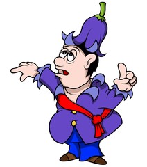 King Bellflower - Cartoon Illustration