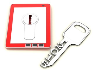 Tablet computer key