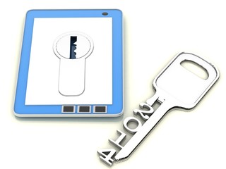 Tablet computer key