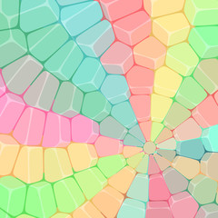 Fototapeta premium circular mosaic of stones