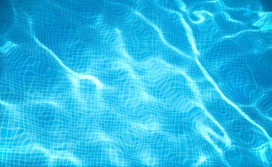 Wall murals background made of a close-up of pool water
