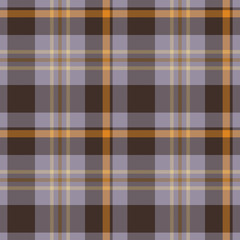 Plaid retro brown seamless pattern - for hipster shirt
