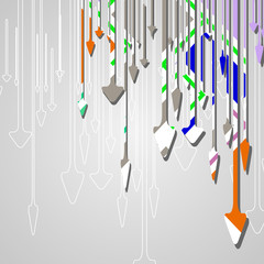 Arrow design background.