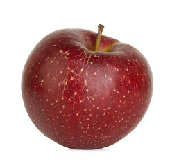 red apple isolated on white background