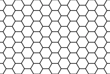 Foto op Plexiglas Abstract honeycomb seamless pattern © Mara Fribus
