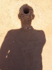 Light seeping through window curtains