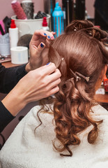Fototapeta premium curling iron
