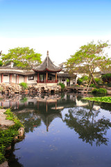 Naklejka premium Garden of Fisherman in Suzhou, China