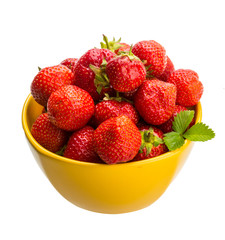 Strawberry in the bowl