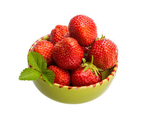 Strawberry in the bowl