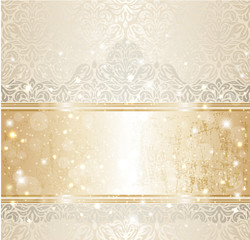 Bright shiny luxury vintage invitation pattern background