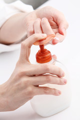 Washing hands. Covid - 19, coronavirus prevention