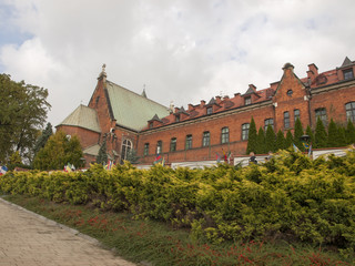 Fototapeta na wymiar Convent where she stayed saint Faustina in Krakow in Poland Lag