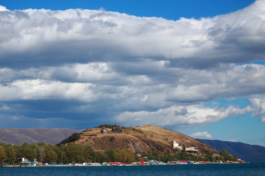 Sevan peninsula in Armenia