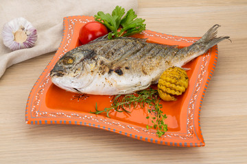 Grilled dorado