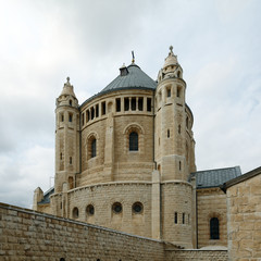 Fototapeta na wymiar Benedictine Dormition Abbey, Jerusalem