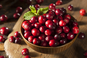 Raw Organic Red Cranberries - Powered by Adobe