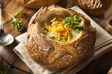 Homemade Broccoli and Cheddar Soup