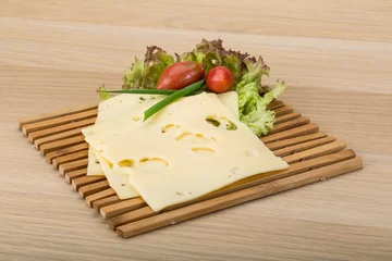 Foto op Plexiglas Maasdam cheese © Andrei Starostin