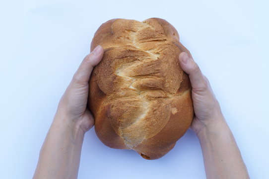 Mani di una panettiera